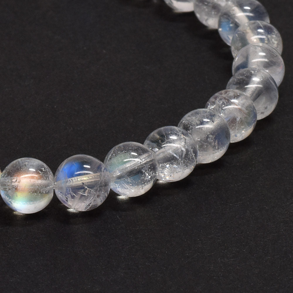 ホワイトラブラドライト ブレスレット 6mm #RA233