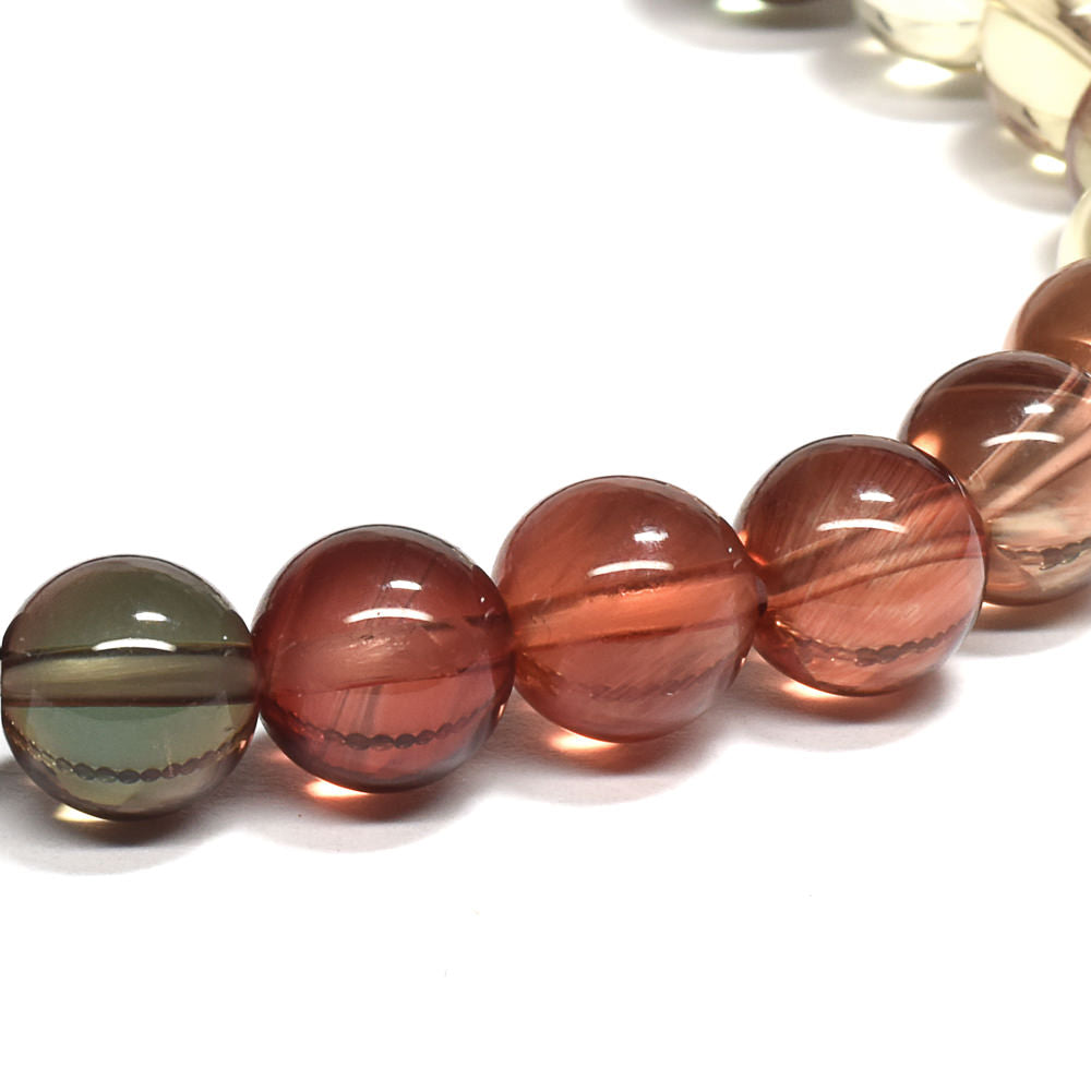マルチカラーアンデシン ブレスレット 7.5mm #RA266