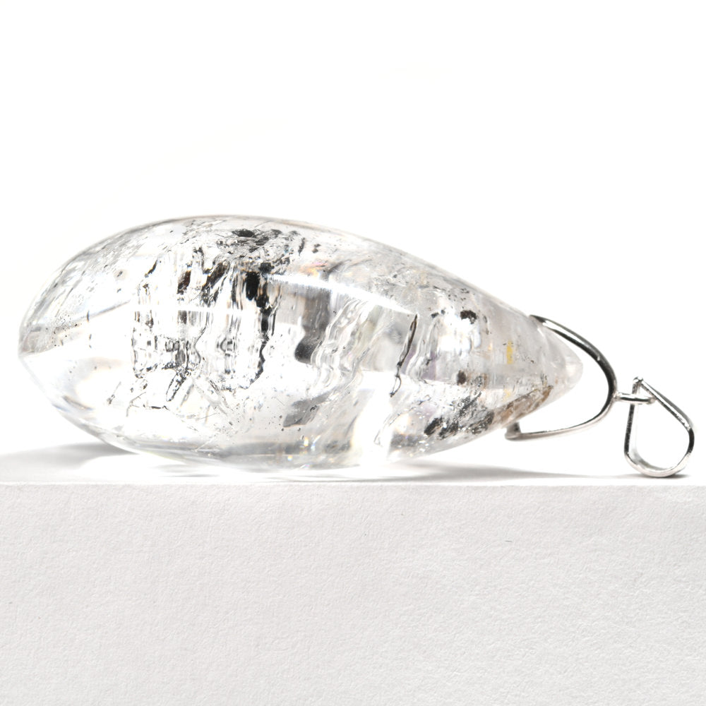 エレスチャルクォーツ(水入り) ペンダントトップ 35.3x28.9x15.9mm #RC013