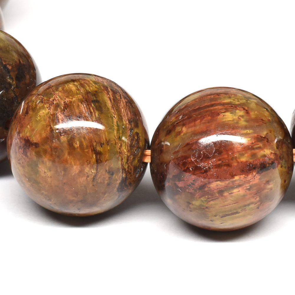 ゴールデンレッドピーターサイト ブレスレット 15.5-16mm #RC181