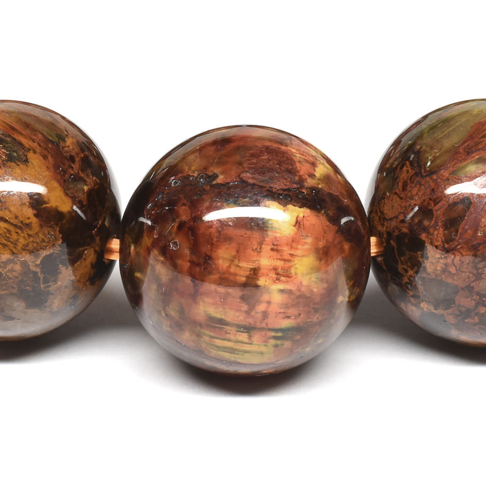 ゴールデンレッドピーターサイト ブレスレット 16.5mm #RC182
