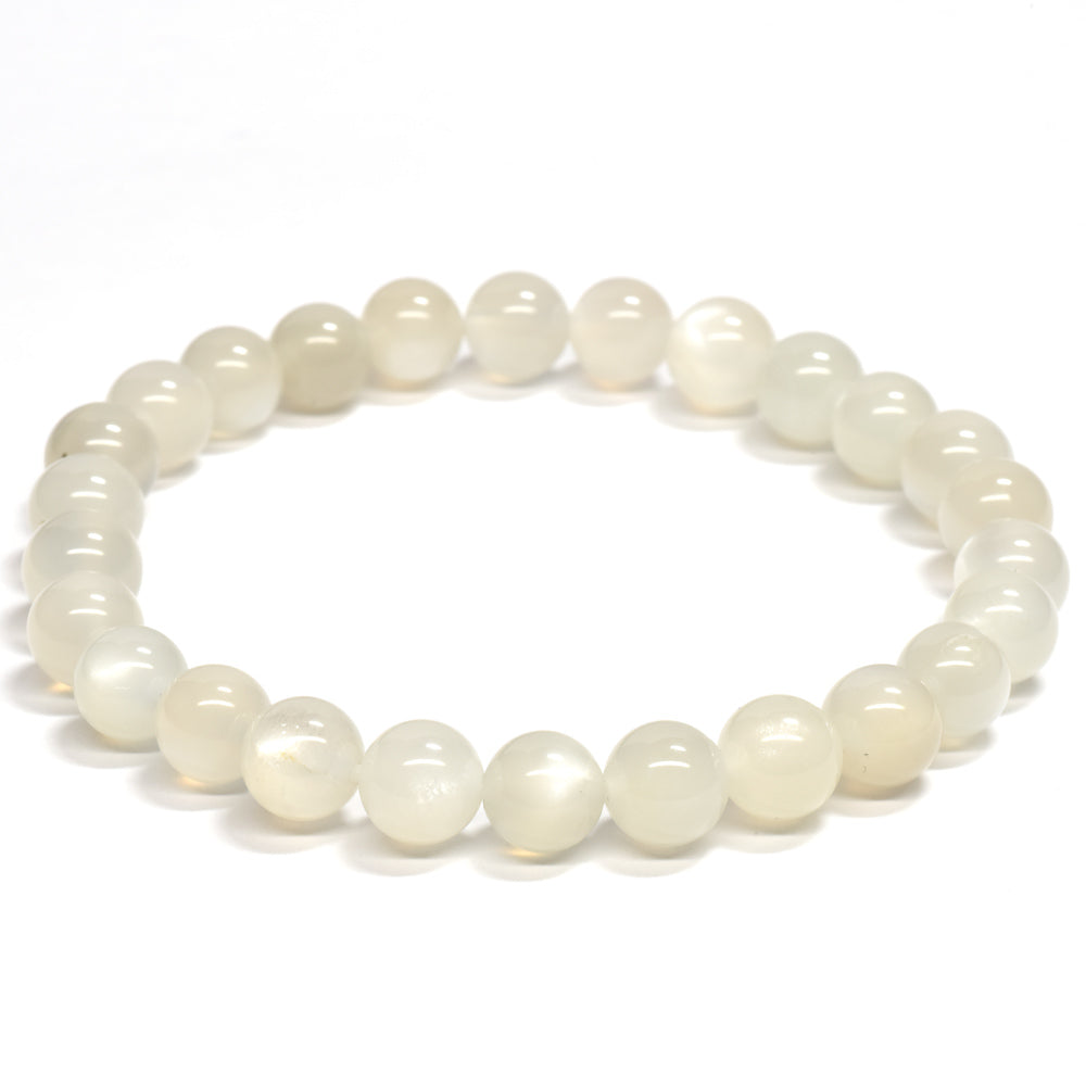 ホワイトムーンストーン ブレスレット 7mm #RC250