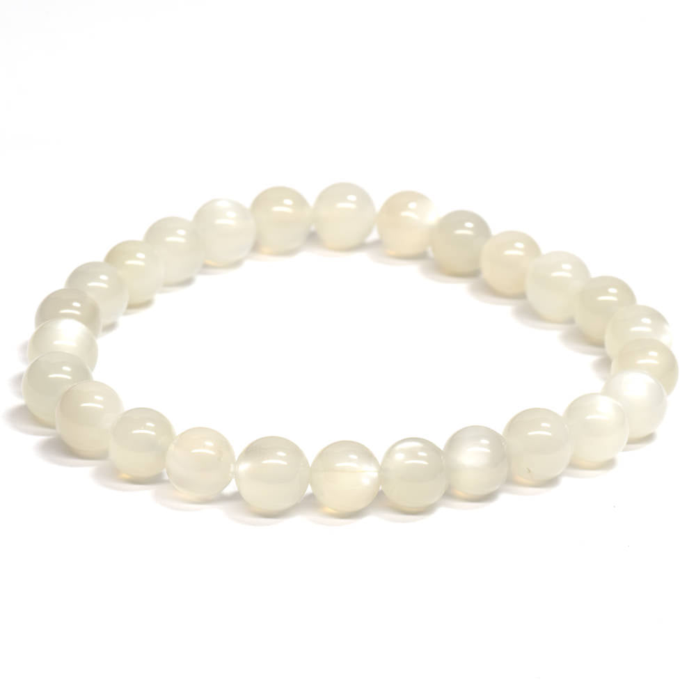 ホワイトムーンストーン ブレスレット 7mm #RC251