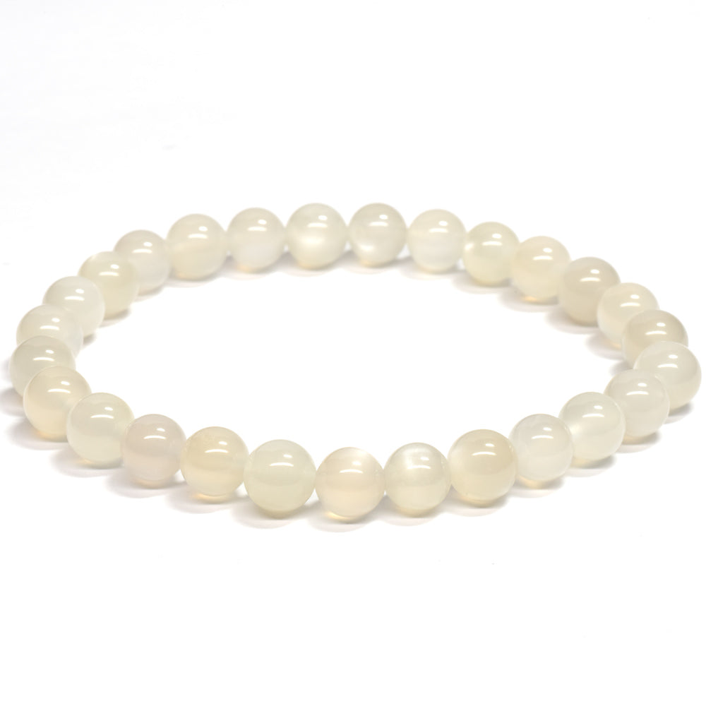 ホワイトムーンストーン ブレスレット 7mm #RC252
