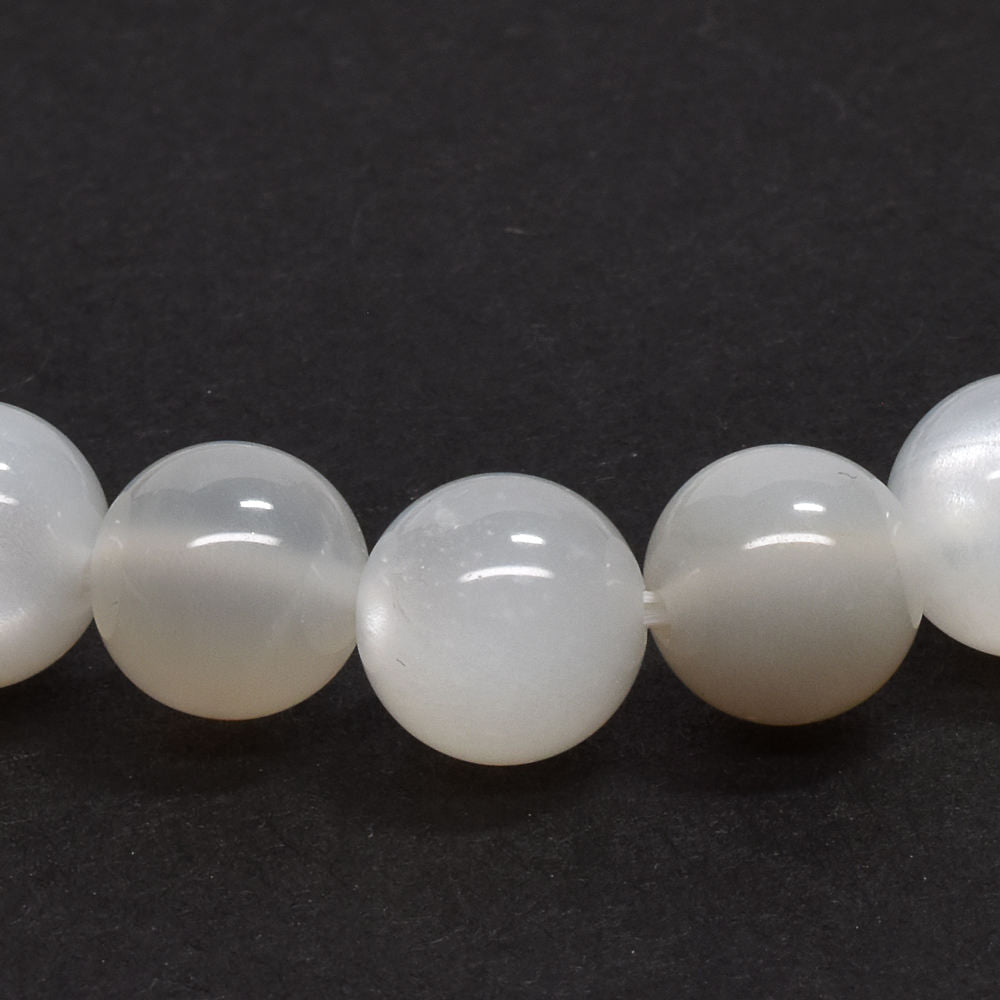 ホワイトムーンストーン ブレスレット 7.5-8mm #RC254