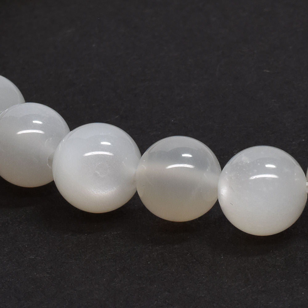 ホワイトムーンストーン ブレスレット 7.5-8mm #RC254