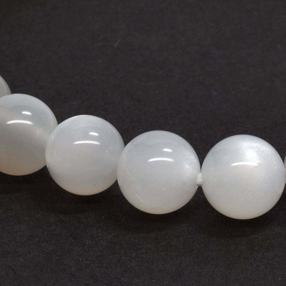 ホワイトムーンストーン ブレスレット 7.5mm #RC255