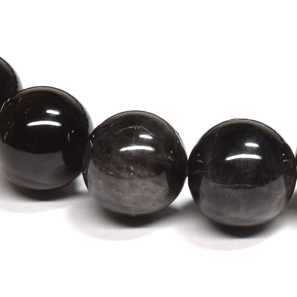 山梨県黒平産 黒水晶 ブレスレット 10mm #RC265