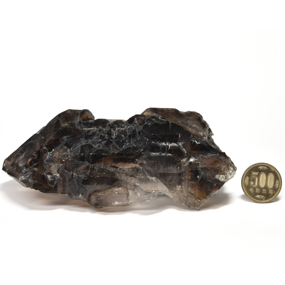 モリオン ジャカレーエレスチャルクォーツ 原石 160x80.5x47.3mm #RD085