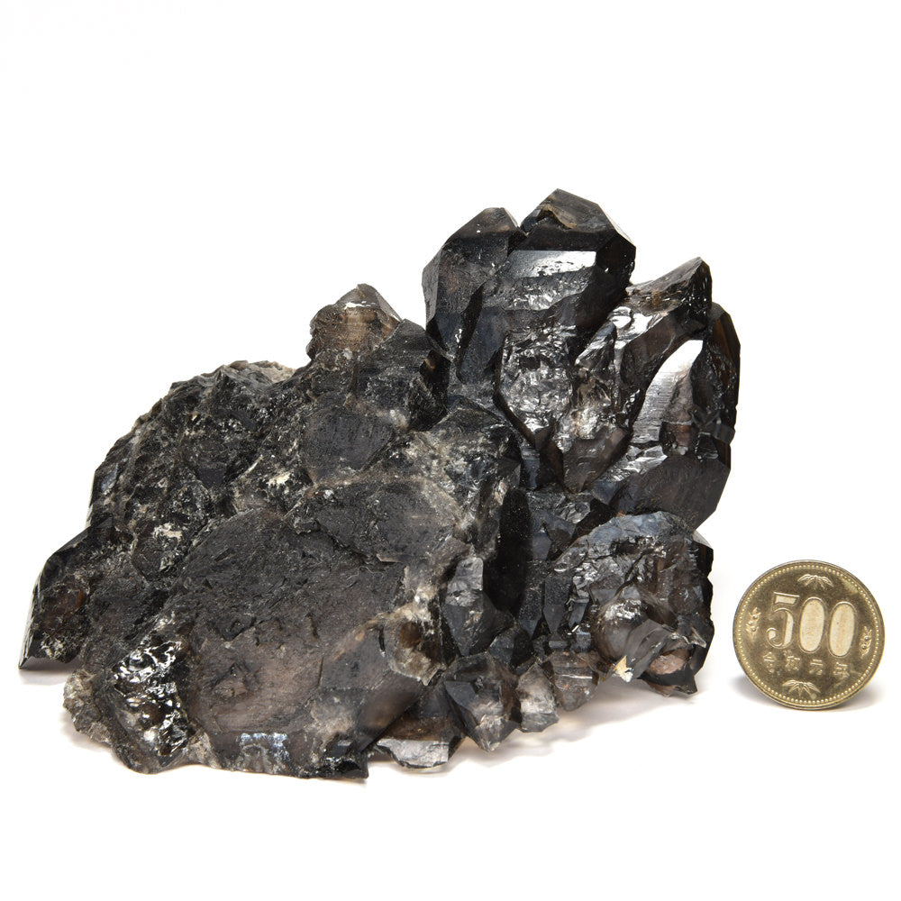 モリオン ジャカレーエレスチャルクォーツ 原石 140x110.5x60mm #RD090