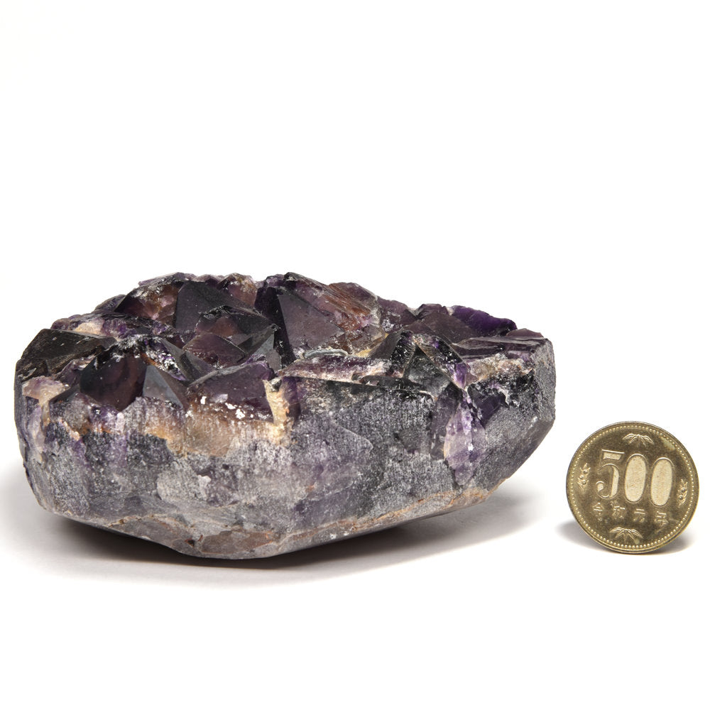 マハラシュトラ産 ブラックアメジスト 原石 110x70.548.5mm #RD092