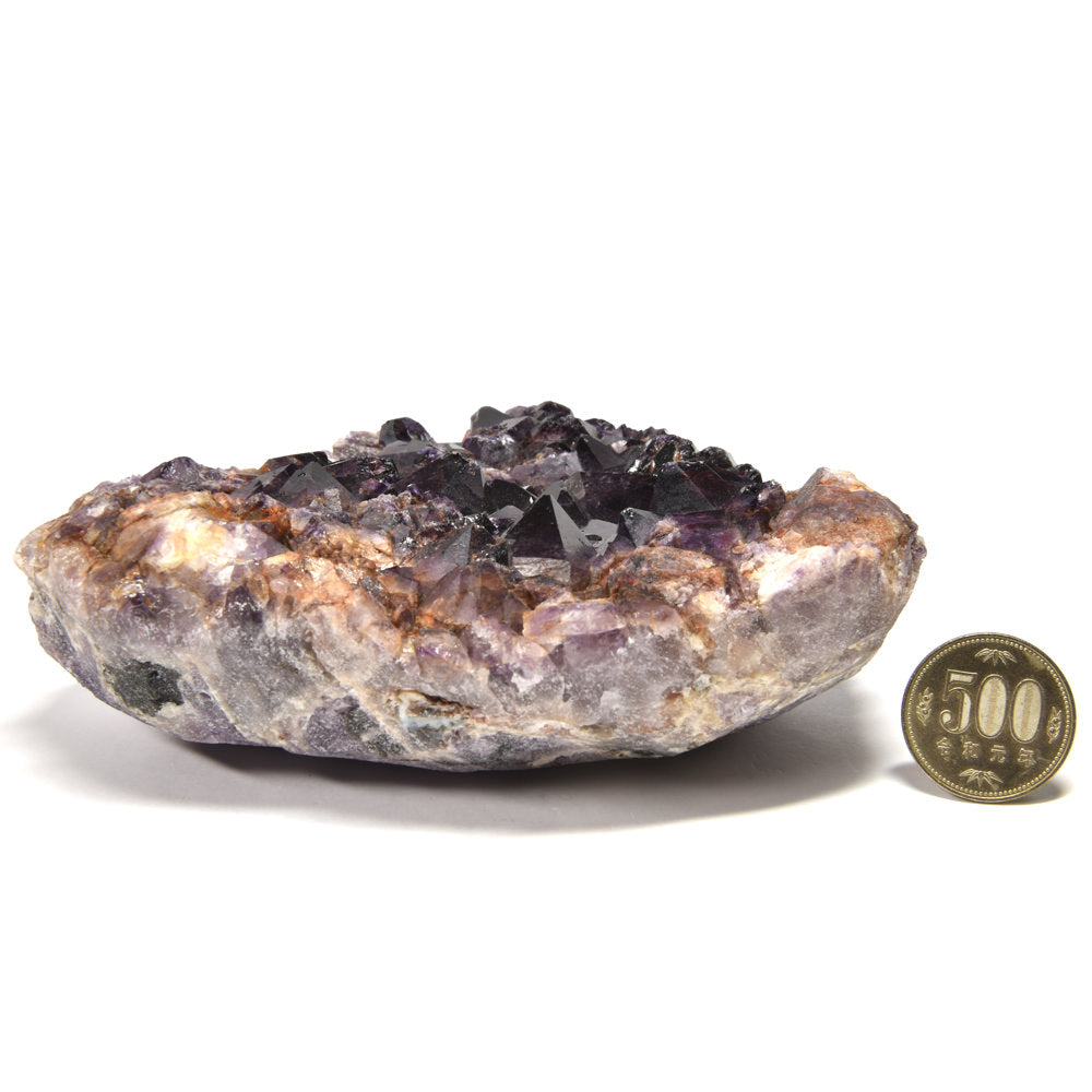 マハラシュトラ産 ブラックアメジスト 原石 140.5x120.5x50mm #RD095