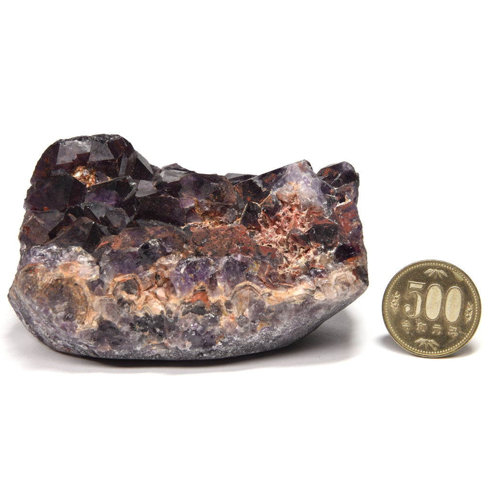 マハラシュトラ産 ブラックアメジスト 原石 100x50.5x50.5mm #RD099