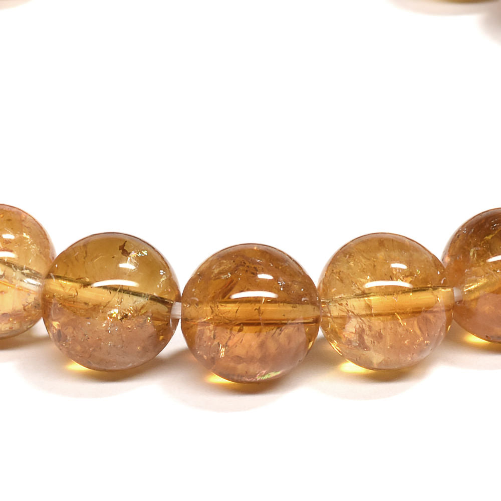 シトリン ブレスレット 10mm #RD133