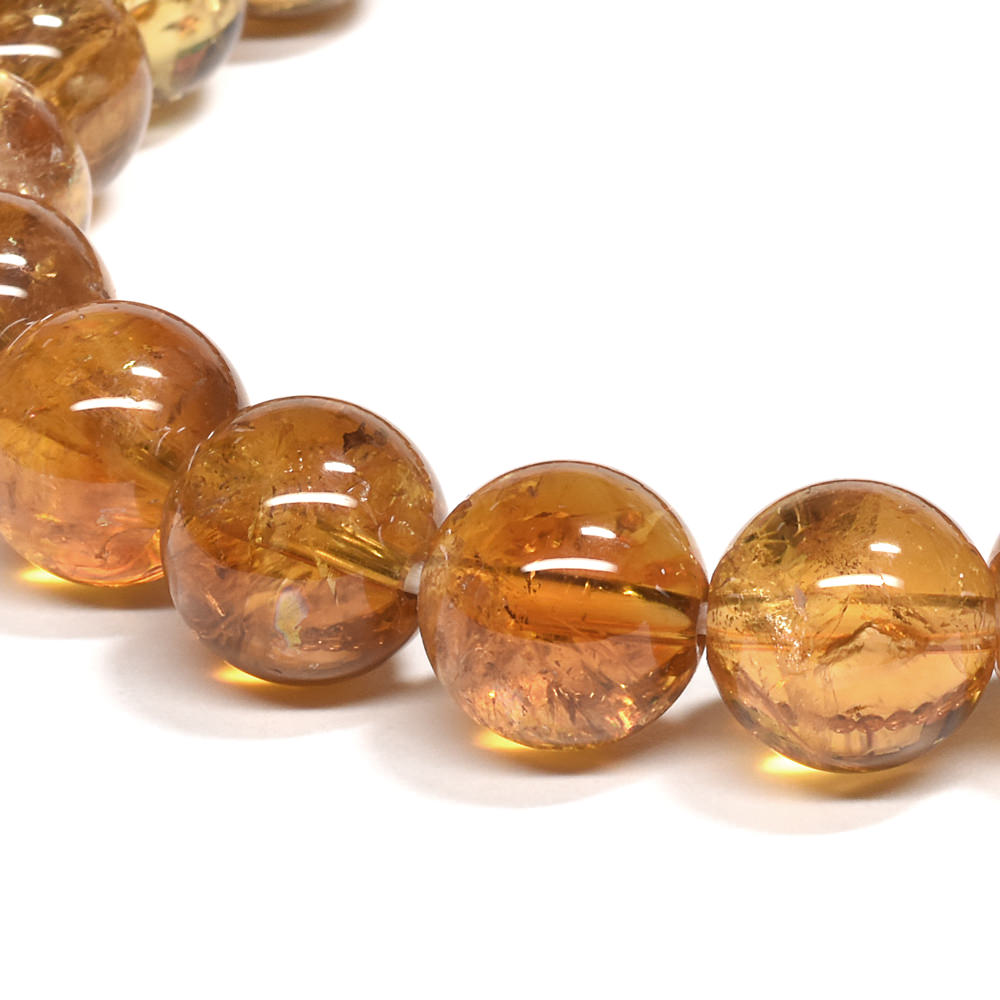 シトリン ブレスレット 10mm #RD134