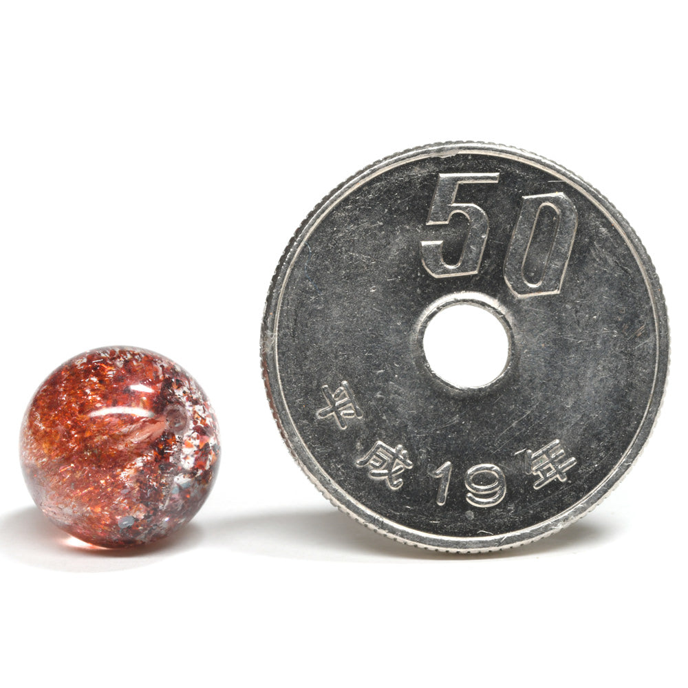 ファイアークォーツ ビーズ 10.3mm #RD164