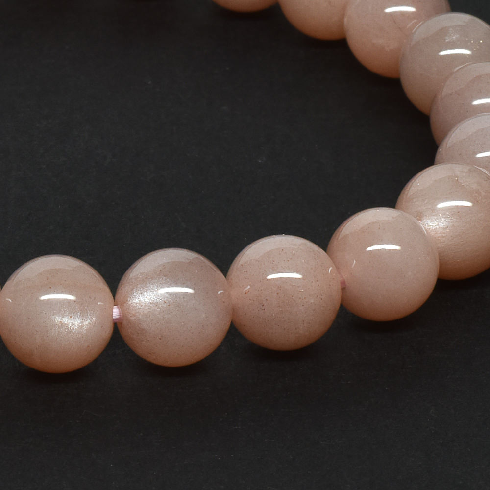 オレンジムーンストーン ブレスレット 8-8.5mm #RD238