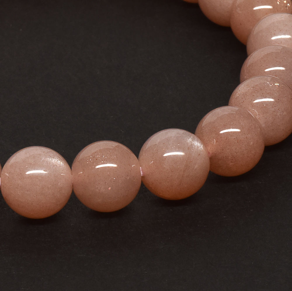 オレンジムーンストーン ブレスレット 8-8.5mm #RD239