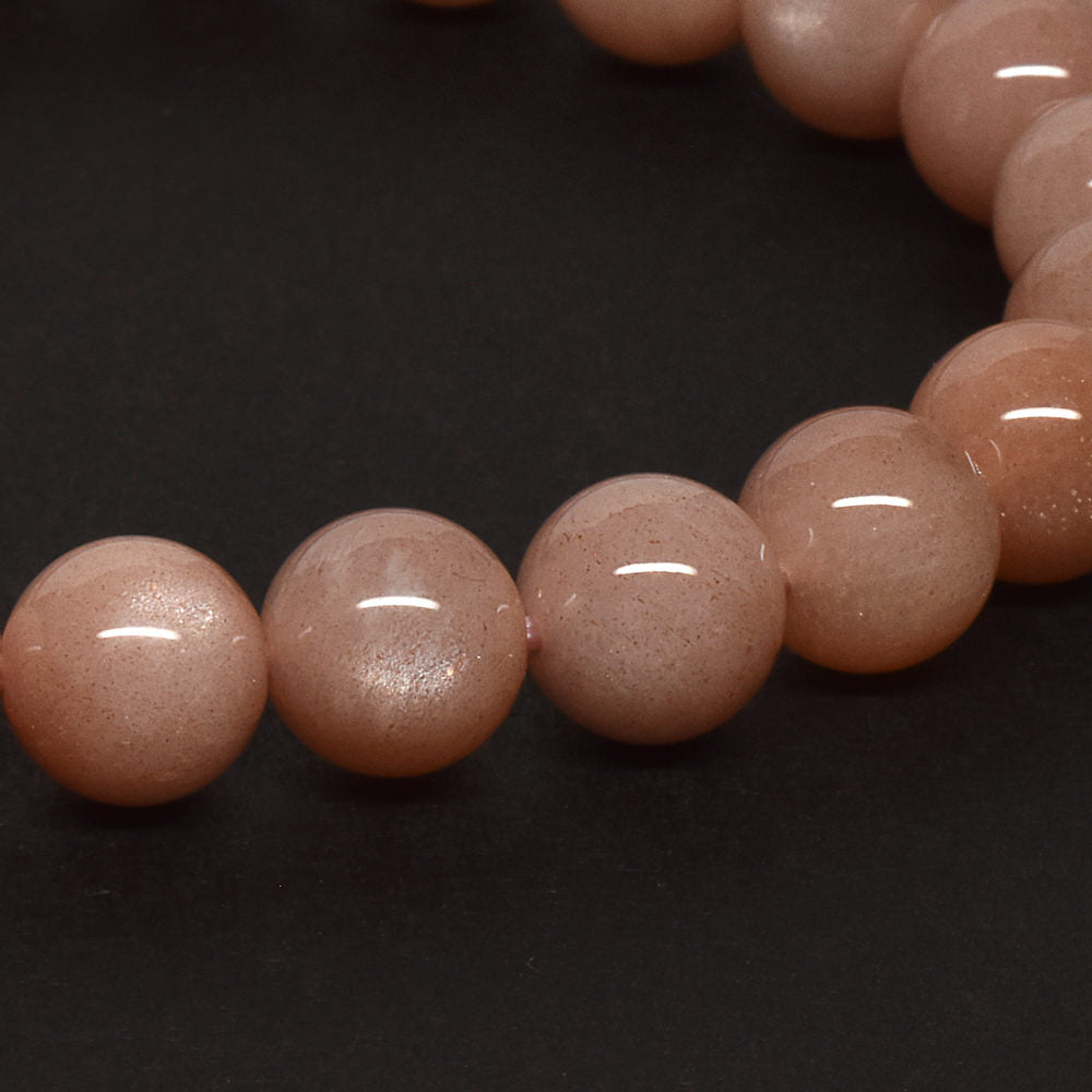 オレンジムーンストーン ブレスレット 8.5mm #RD241