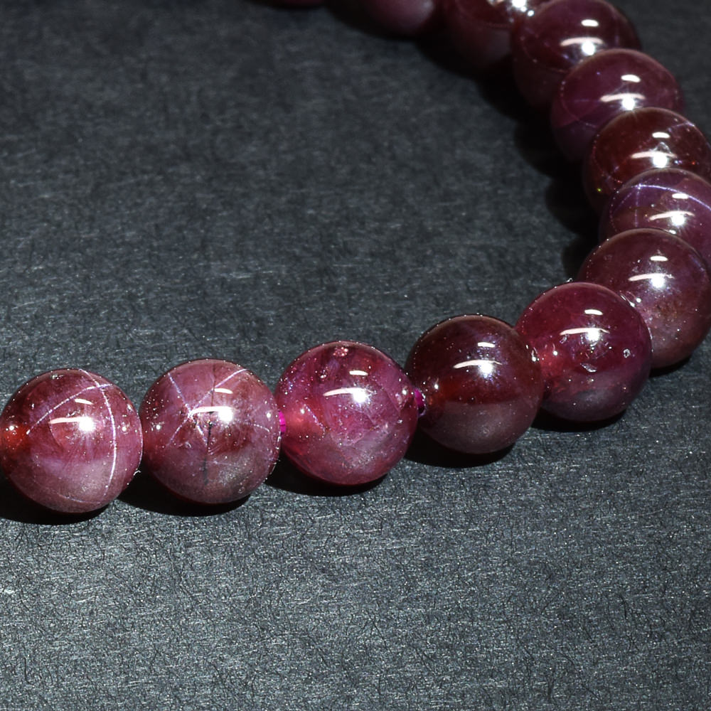 スターガーネット ブレスレット 6-6.5mm #RD252
