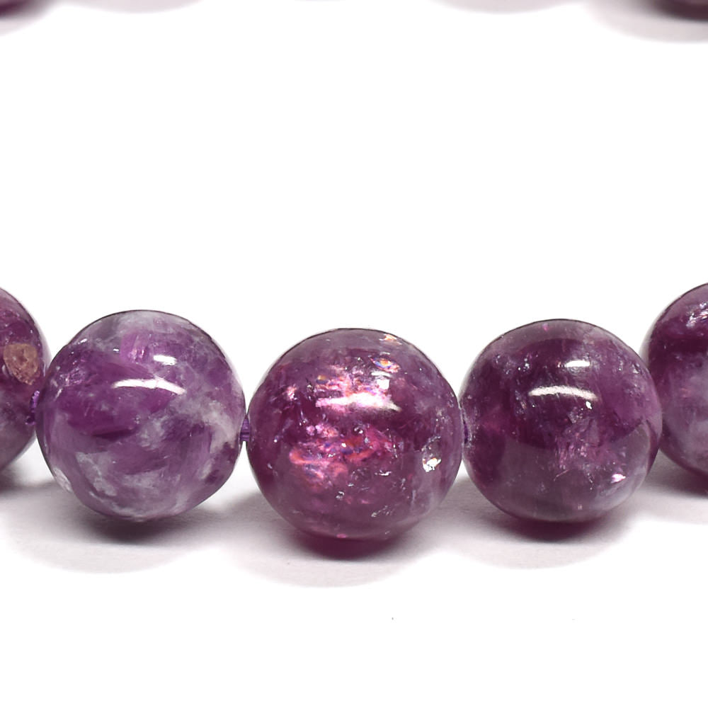 レピドライトシリカ ブレスレット 9.5-10mm #RD285
