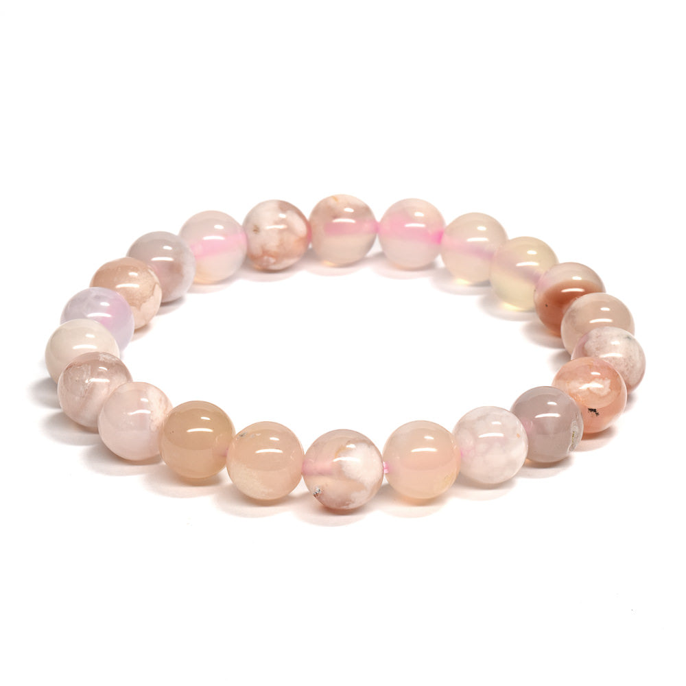 サクラアゲート ブレスレット 8.5mm #RD288