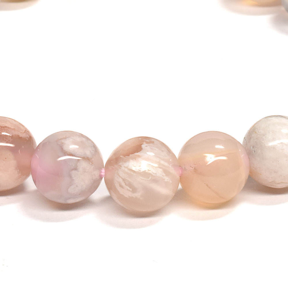 サクラアゲート ブレスレット 8.5mm #RD289