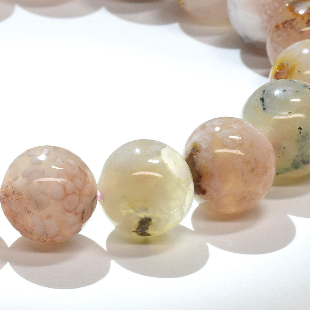 サクラアゲート ブレスレット 10.5mm #RD291