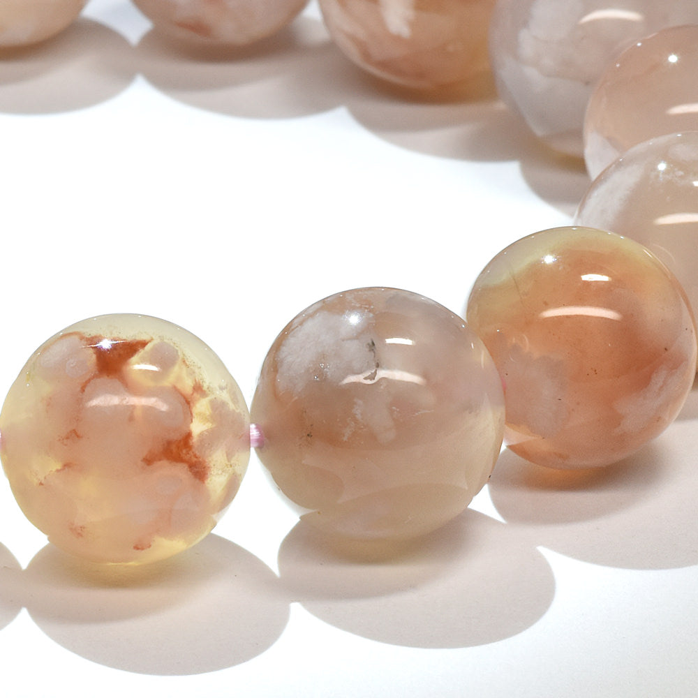 サクラアゲート ブレスレット 13mm #RD292