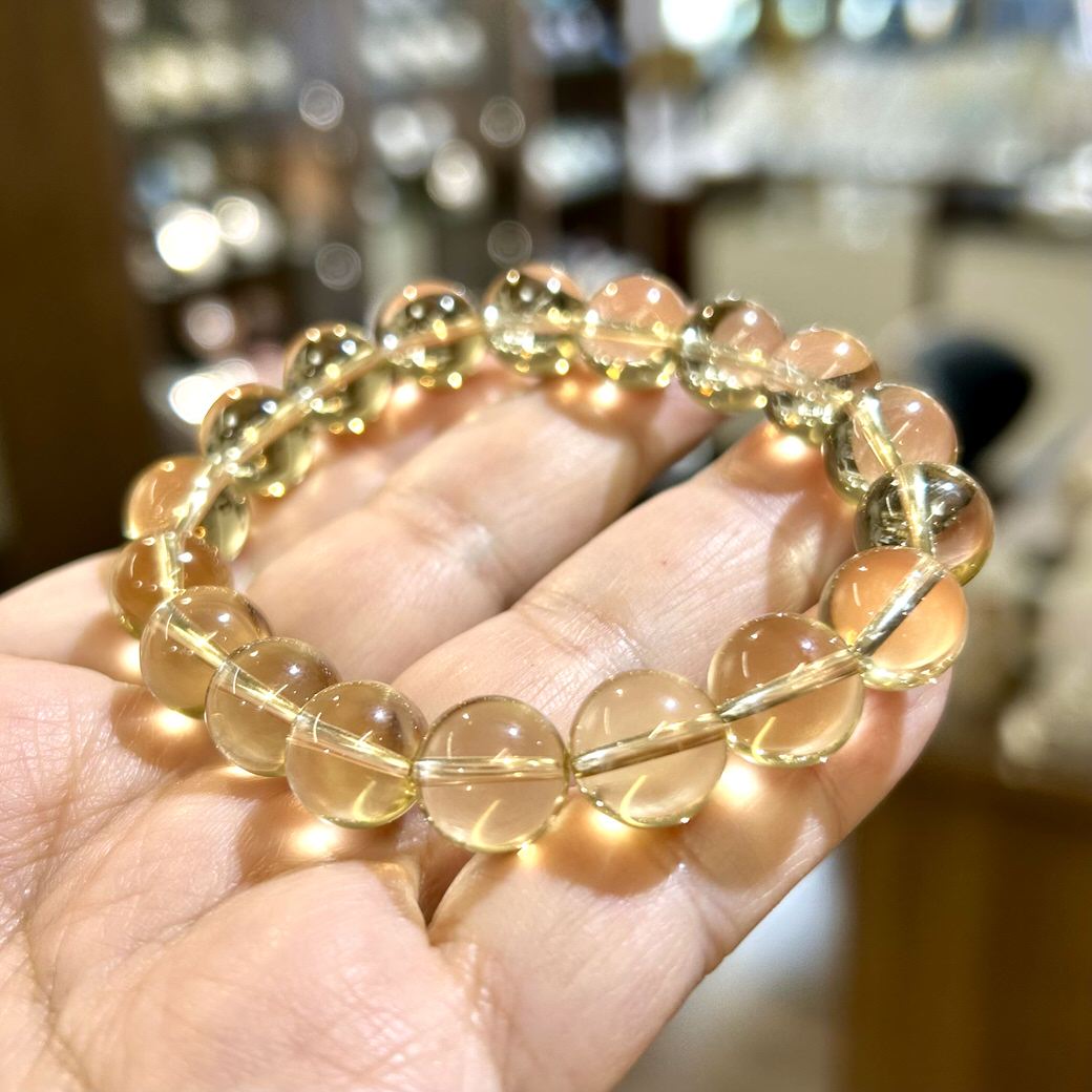 【期間限定販売】非加熱シトリン ブレスレット 11mm #RD510