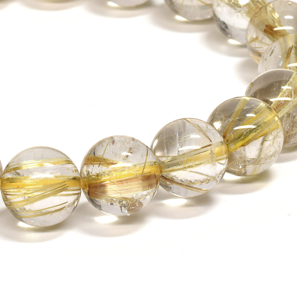 ルチルクォーツ ブレスレット 8.5mm #RD515