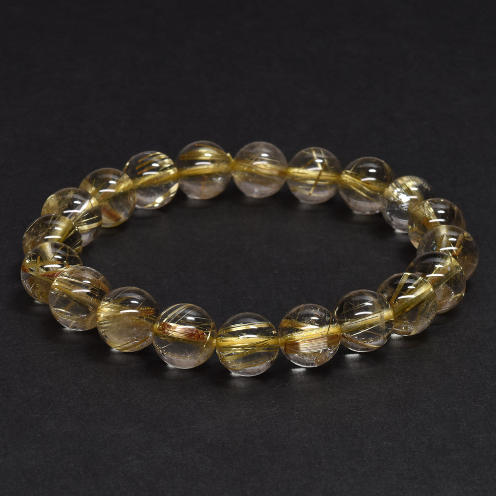 ルチルクォーツ ブレスレット 8.5mm #RD515