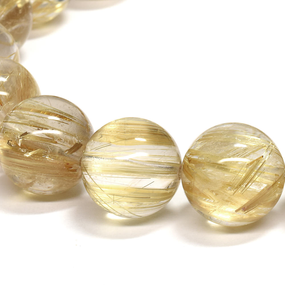タイチンルチルクォーツ ブレスレット 12mm #RE080