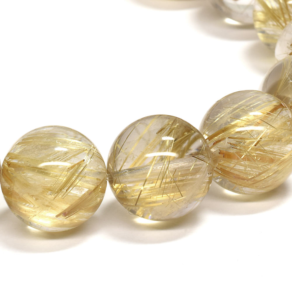 タイチンルチルクォーツ ブレスレット 12mm #RE080