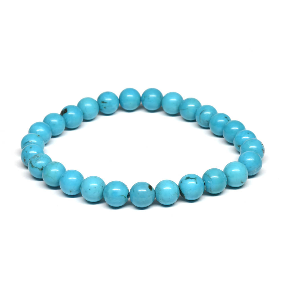 鑑別付]ナコザリターコイズ ブレスレット 7mm #RE269 – premium stone