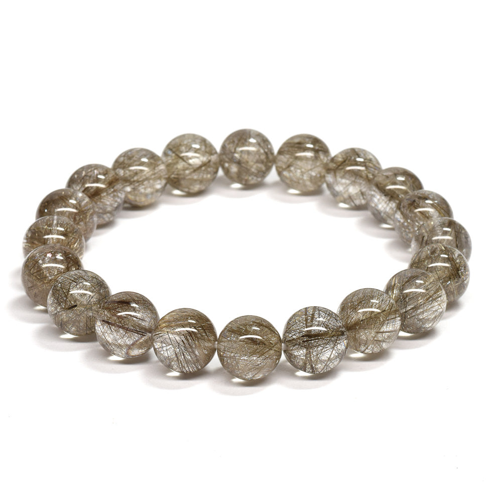 シルバールチルクォーツ ブレスレット 9.5mm #RE463