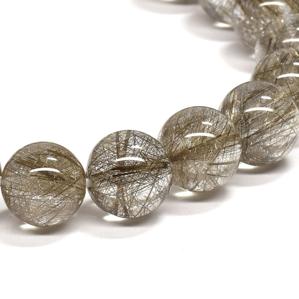シルバールチルクォーツ ブレスレット 9.5mm #RE463