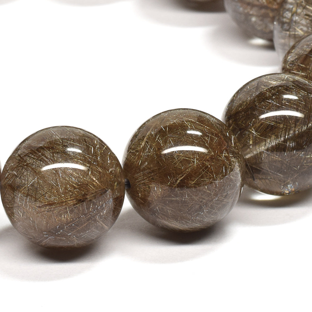 シルバールチルクォーツ ブレスレット 14.5mm #RE464