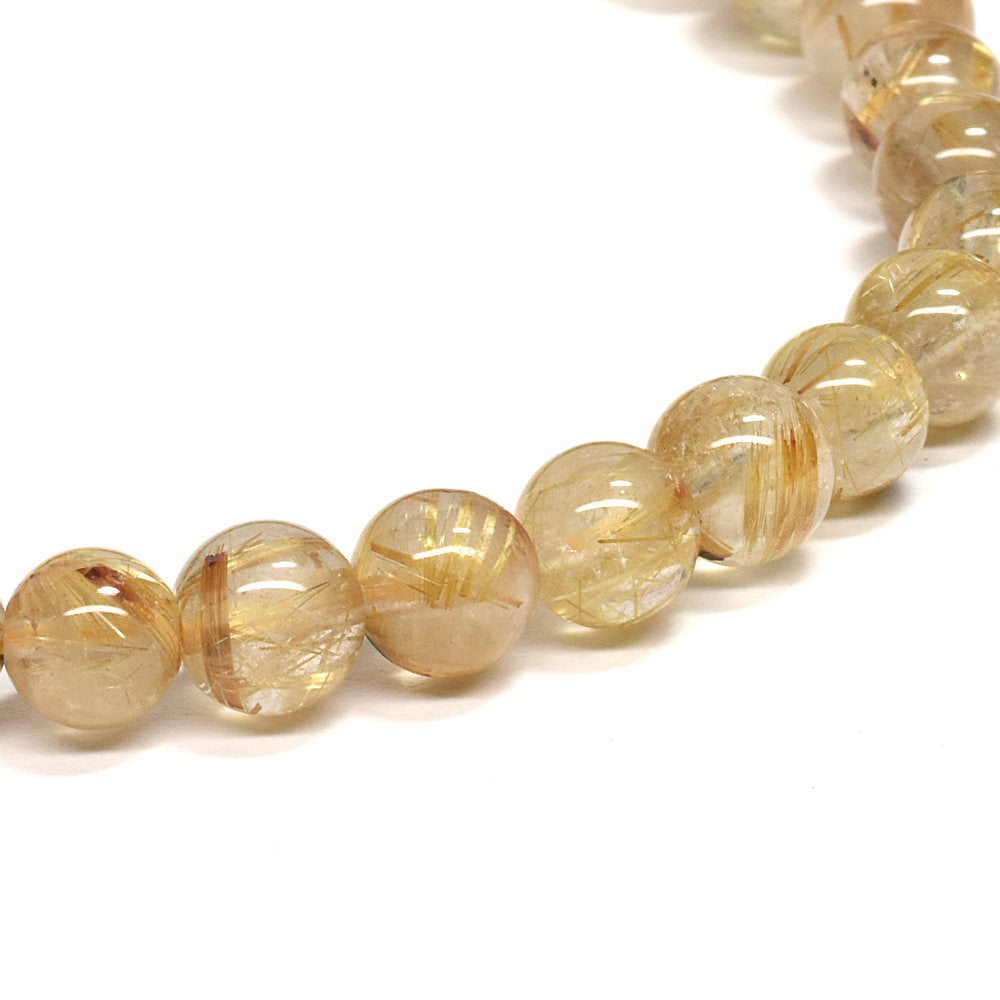 ルチルクォーツ ブレスレット 5.5mm #RG237