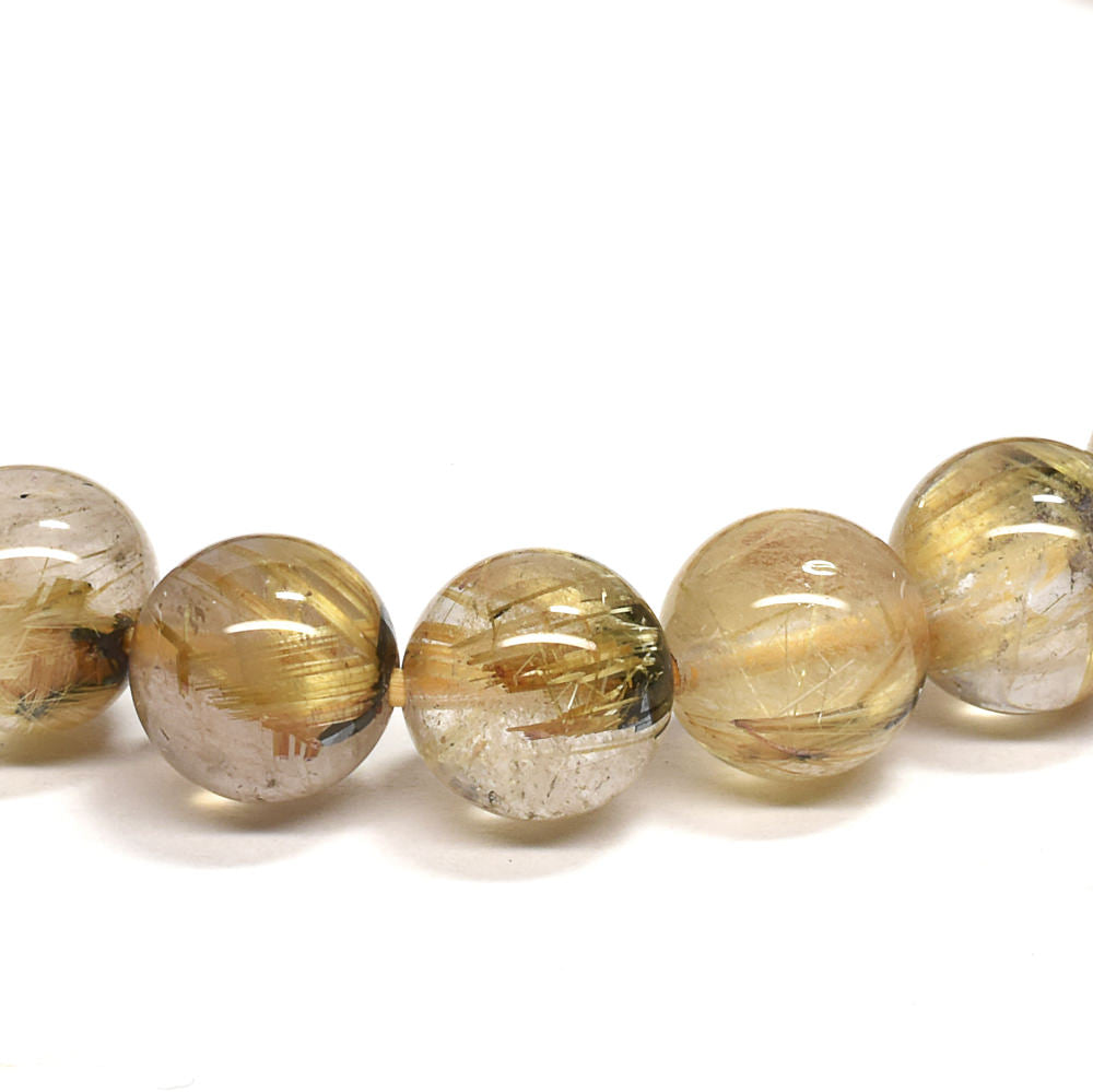 ルチルクォーツ ブレスレット 7.5mm #RG244