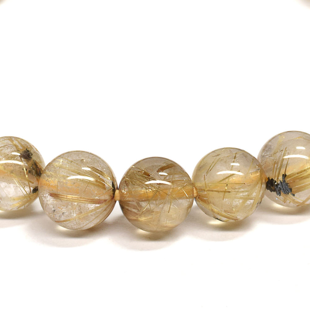 ルチルクォーツ ブレスレット 7.5mm #RG246
