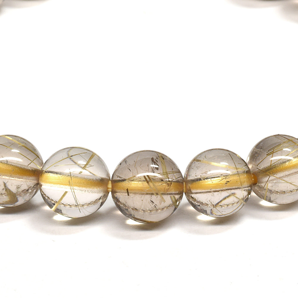 ルチルクォーツ ブレスレット 7.5mm #RG253