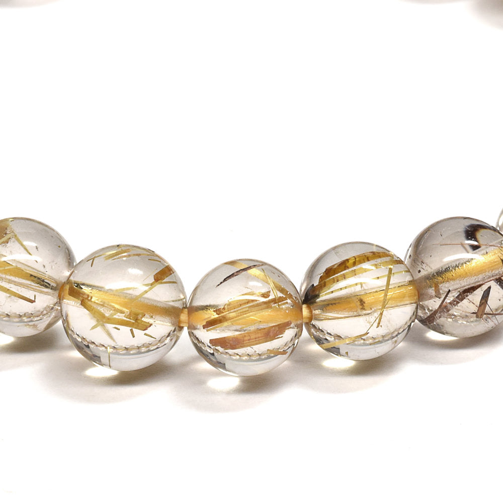 ルチルクォーツ ブレスレット 7.5mm #RG255