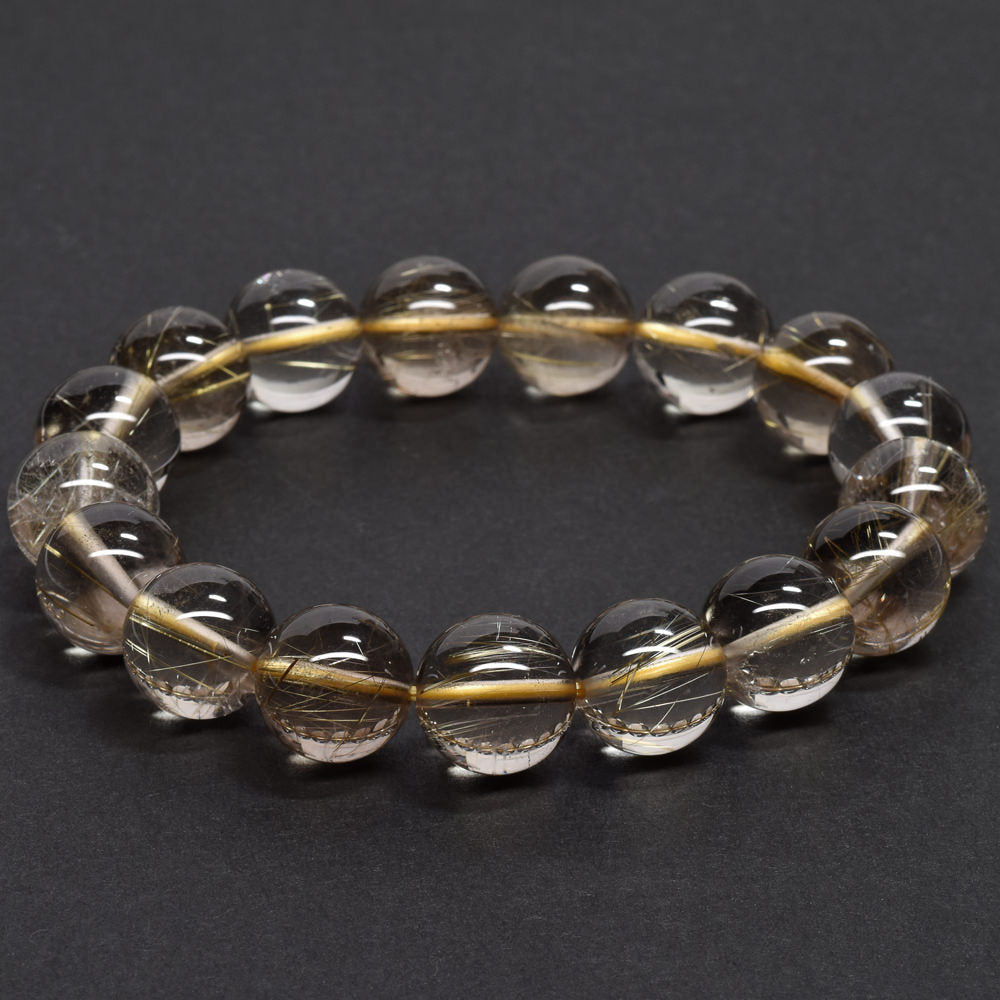 ルチルクォーツ ブレスレット 12mm #RG256