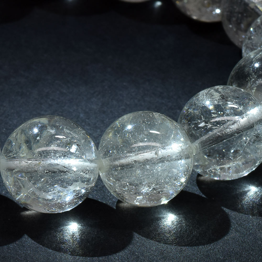 非加熱ヒマラヤベリル ブレスレット 13mm #RG318