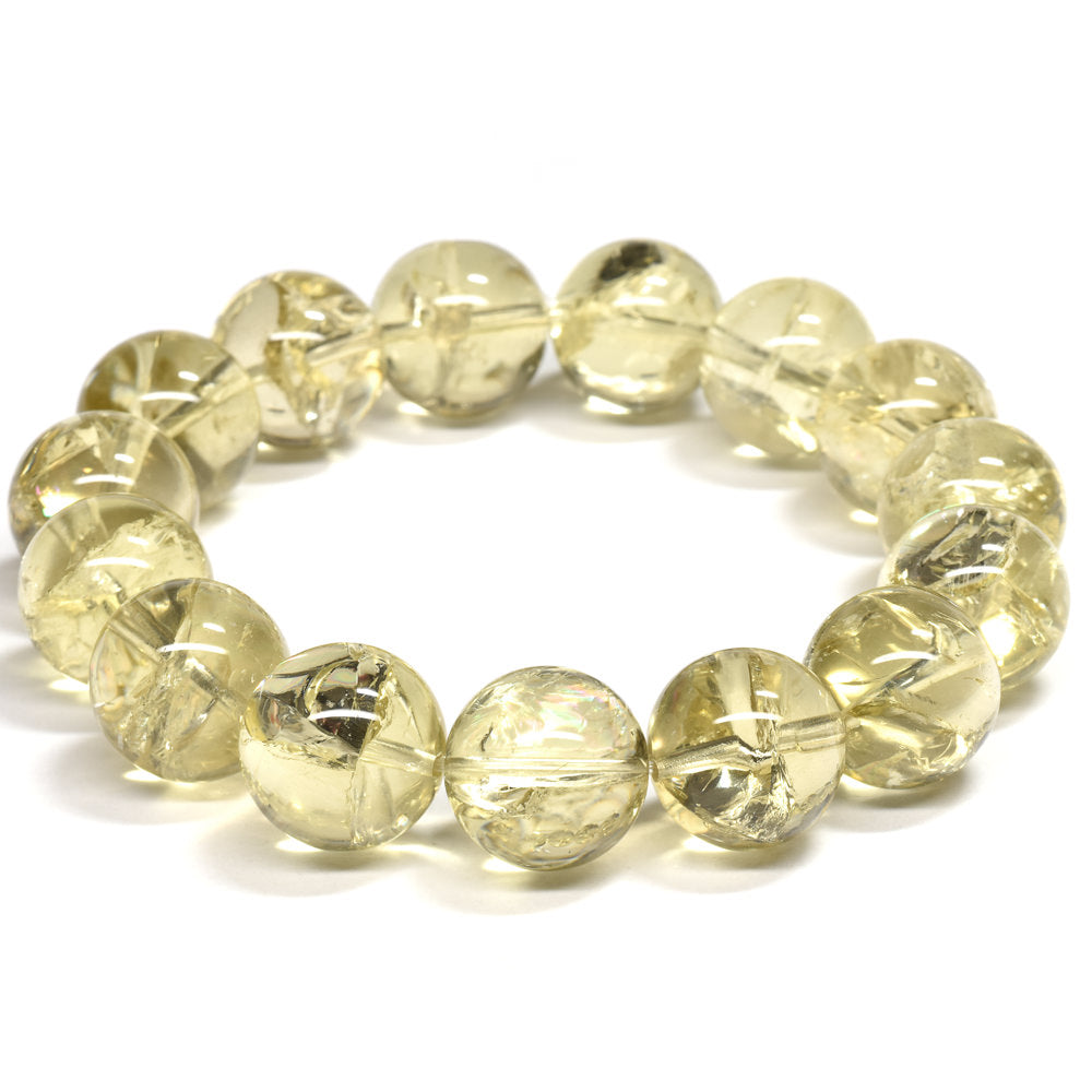 アイリスレモンクォーツ ブレスレット 14mm #RH019