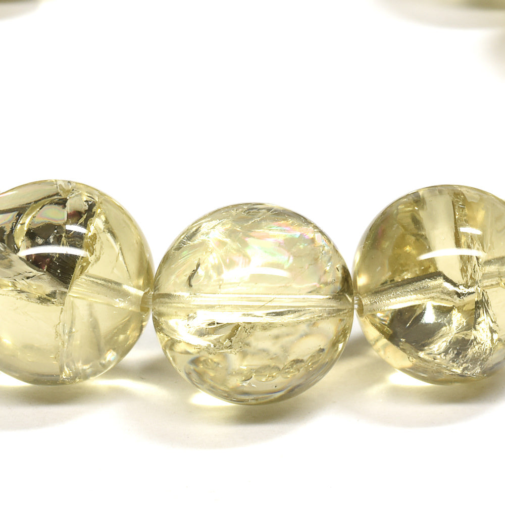 アイリスレモンクォーツ ブレスレット 14mm #RH019