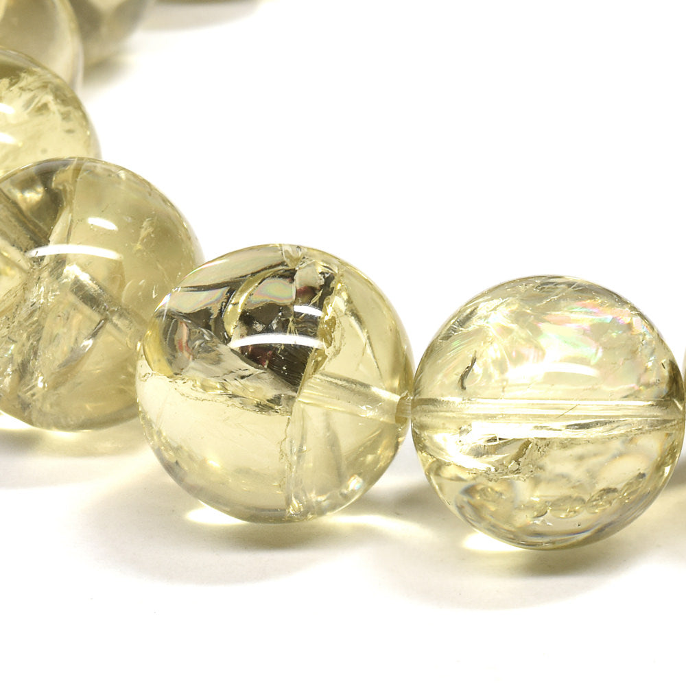 アイリスレモンクォーツ ブレスレット 14mm #RH019