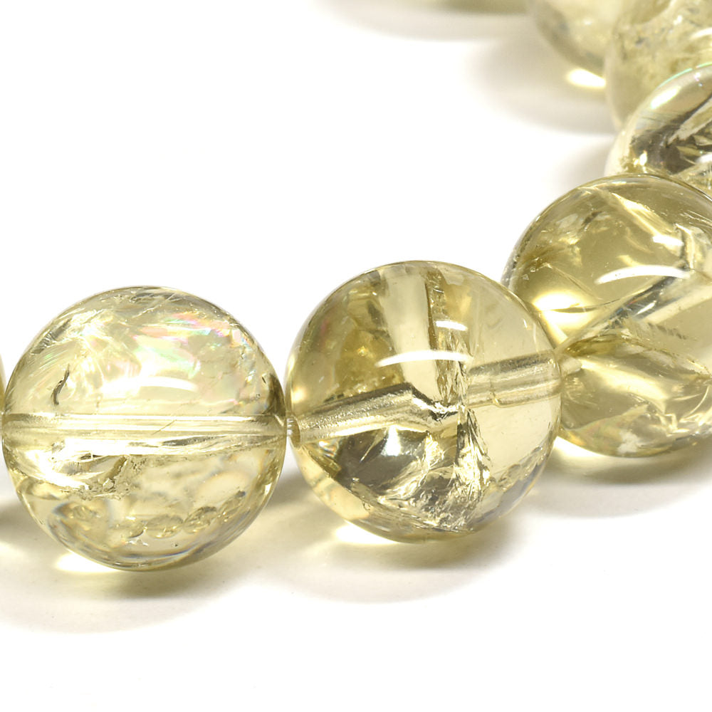 アイリスレモンクォーツ ブレスレット 14mm #RH019