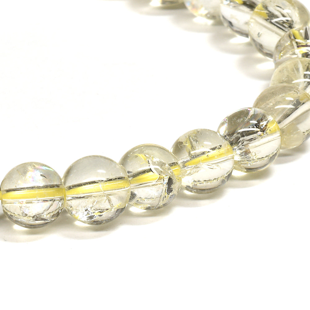 アイリスレモンクォーツ ブレスレット 7-7.5mm #RH024